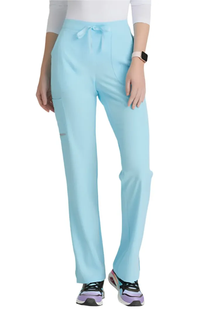 SKECHERS™ by Barco Reliance 3-Pocket Mid-Rise Straight Leg Scrub Pant-Petite