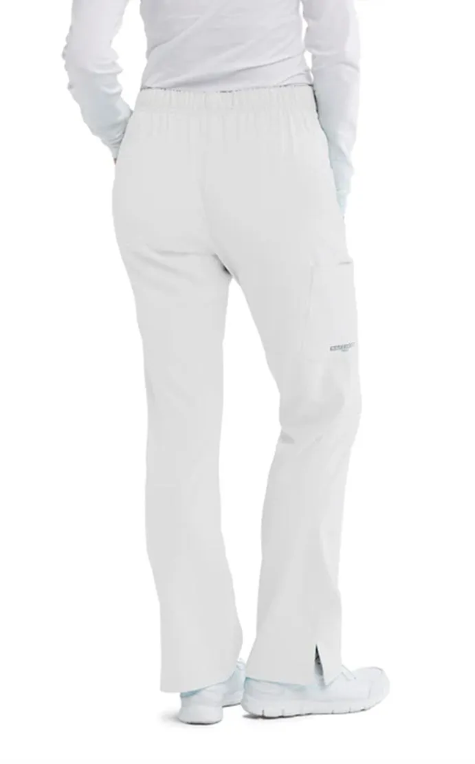 SKECHERS™ by Barco Reliance 3-Pocket Mid-Rise Straight Leg Scrub Pant-Petite