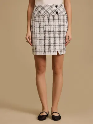 Tabby Checkered Mini Skirt