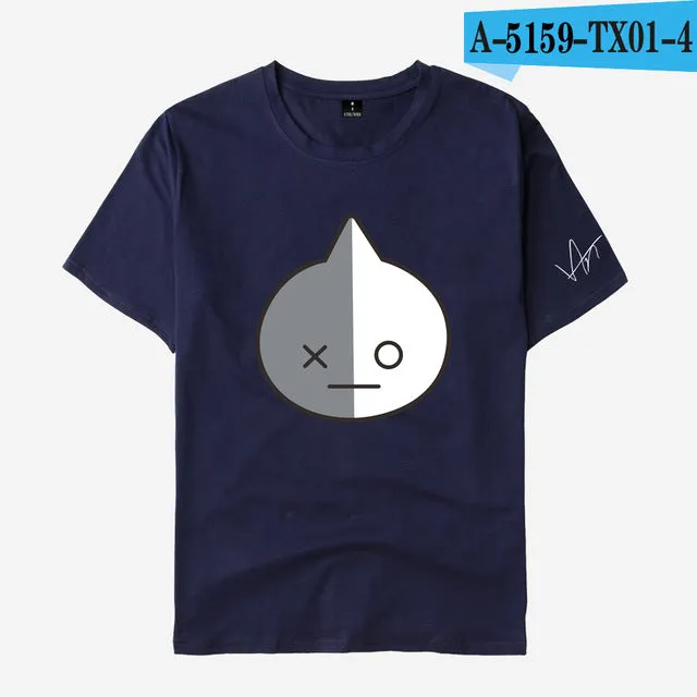 The BT21 with BTS Autograph T-Shirt