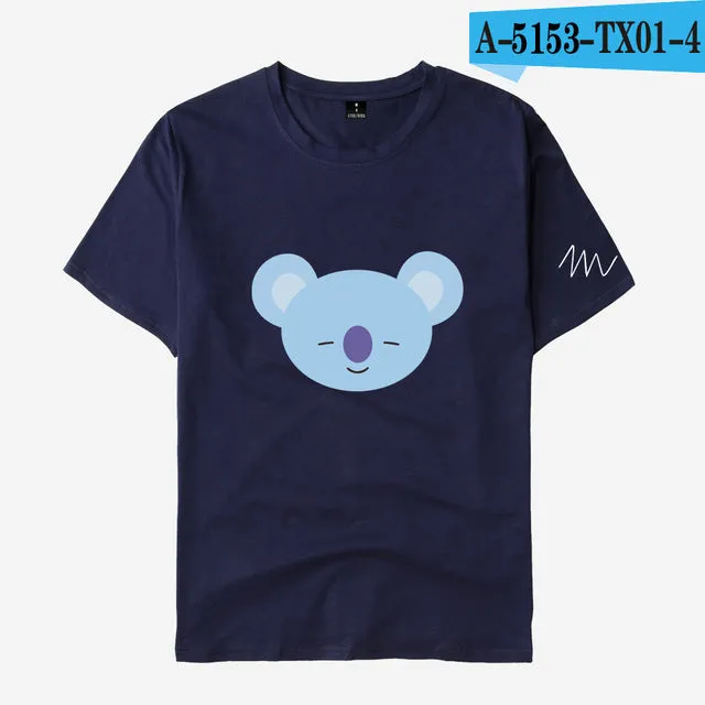 The BT21 with BTS Autograph T-Shirt