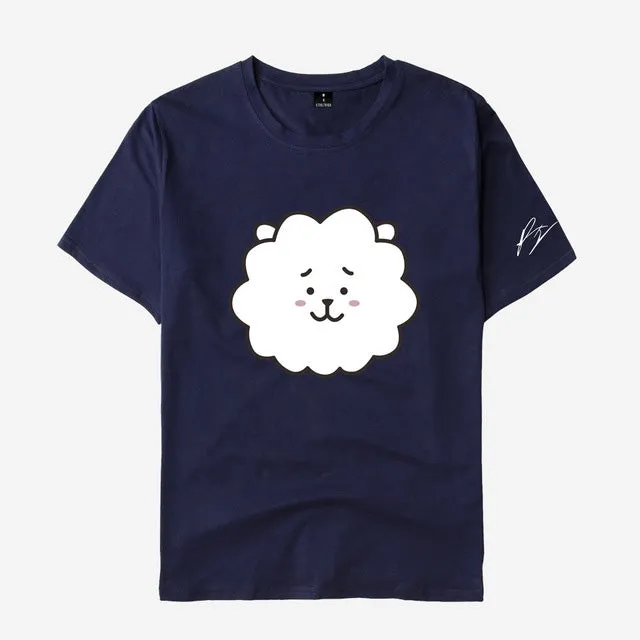 The BT21 with BTS Autograph T-Shirt