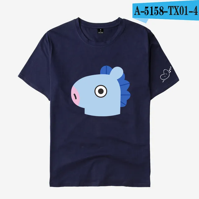 The BT21 with BTS Autograph T-Shirt