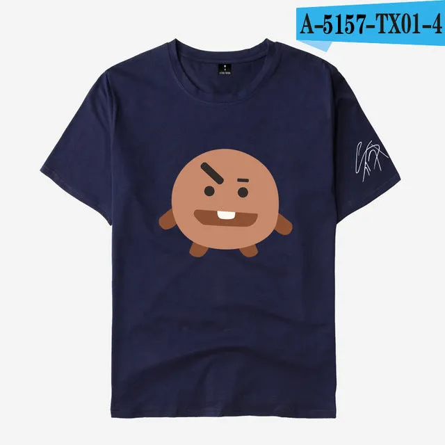 The BT21 with BTS Autograph T-Shirt