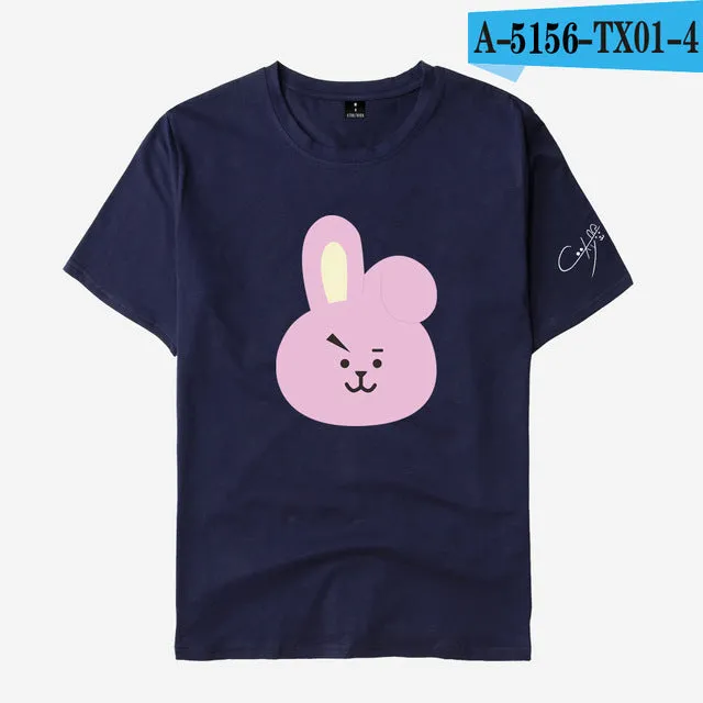 The BT21 with BTS Autograph T-Shirt