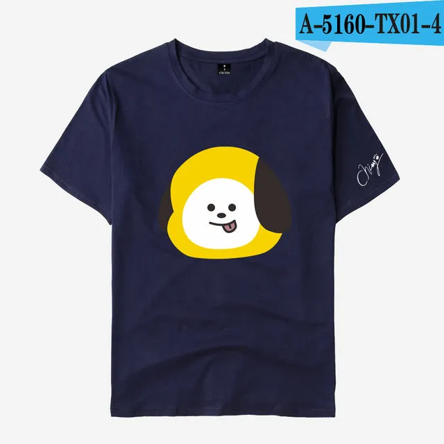 The BT21 with BTS Autograph T-Shirt