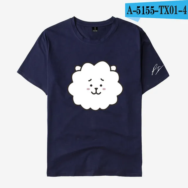 The BT21 with BTS Autograph T-Shirt