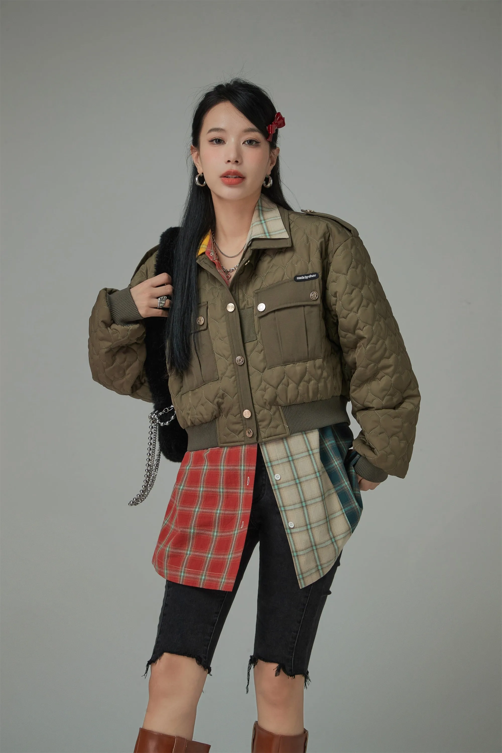 Treat You Better Big Pocket Cotton Padded Jacket