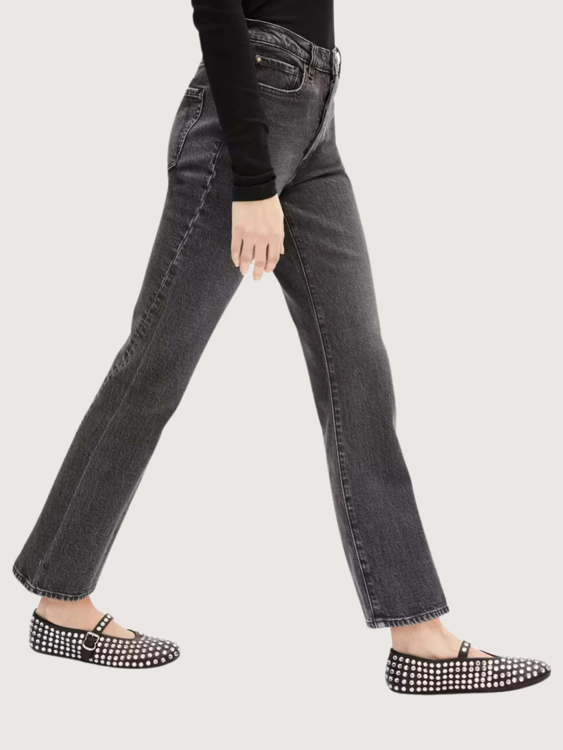 Velaari Jeans Washed Obsidian Dark Grey Woman | Armedangels