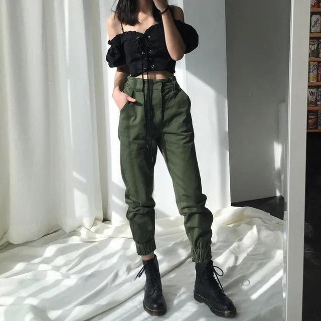 Women Army Style Pants