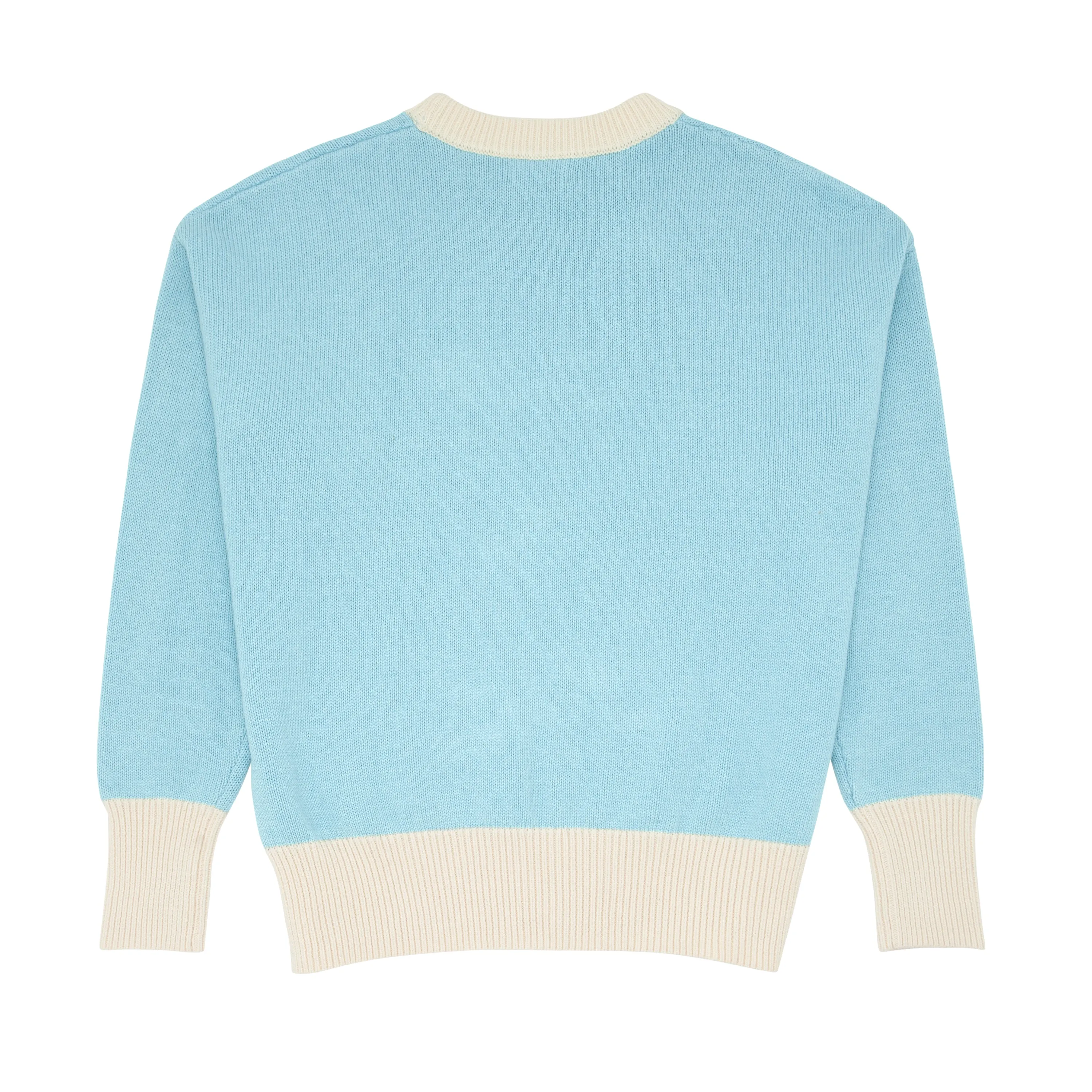 women's pacific blue knit sweater