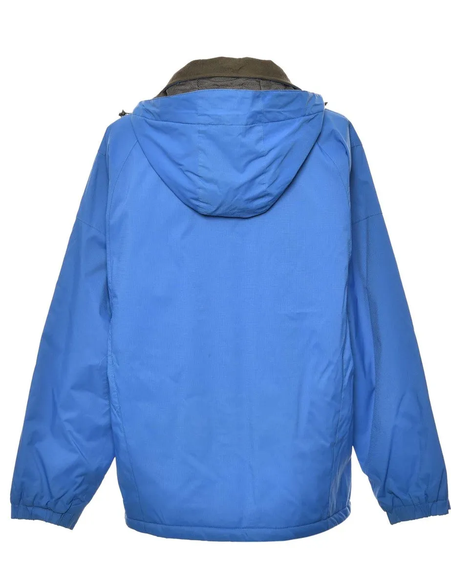 Zip Front Blue Free Country Mountaineering Jacket - L